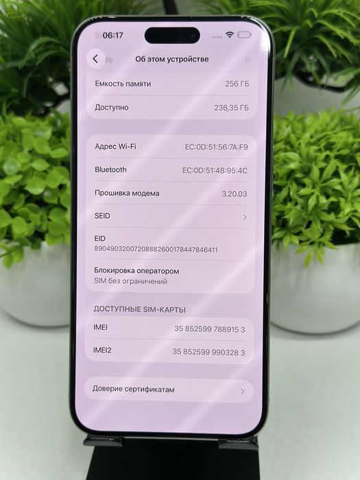 Iphone 15 Pro Max 256 gb