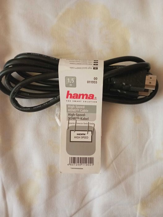 Cablu Hama Standard HDMI ,Lungime
1,5 m ,nou cu eticheta