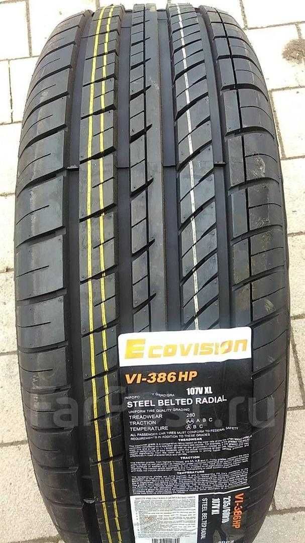 Ovation tyres ecovision vi 386hp