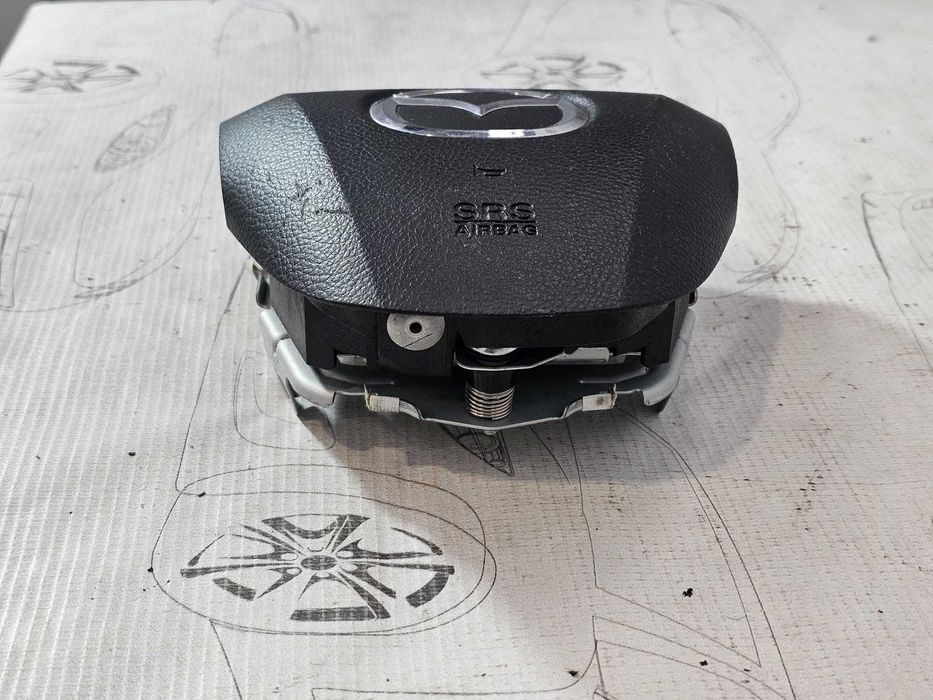 Airbag volan șofer Mazda 6 GH 2008-2013 2011 2.5i Benzina Cod OEM: GDK557K00, T93442A (5F3)