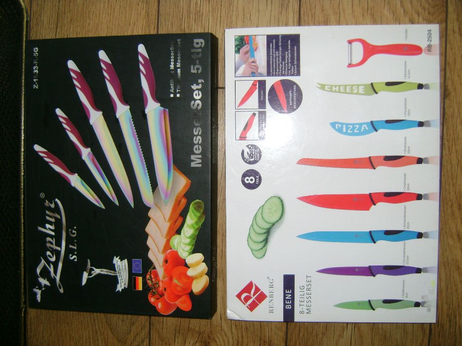 Комплект професионални ножове - Zephyr / Renberg - Чисто Нови