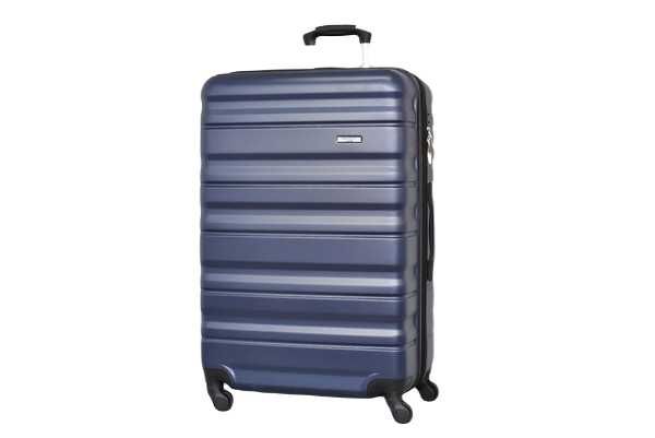 Куфар 75 х 47 х 30см Голям Размер Тъмно Сив/ Тъмно Син