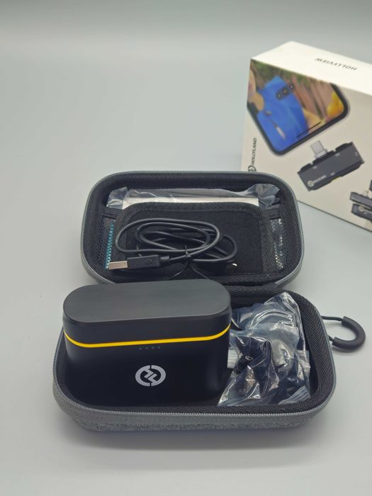 Безжичен микрофон Hollyland (USB-C) 2 бр. мик + приемник +заряден кейс