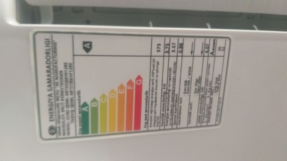 Кондитцонер Артел инвертор 12 талик