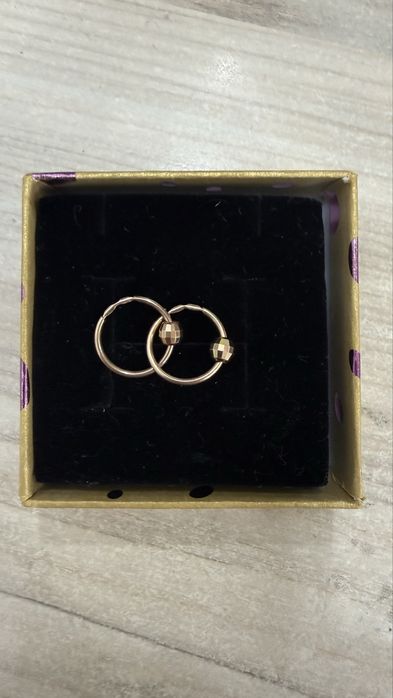 Продам золотые сережки 585 проба