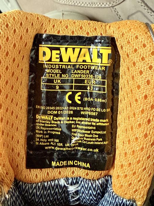 Bocanci de Protectie DeWalt (Noi, Marime 43)
