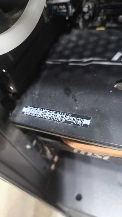 Десктоп Кoмпютър G:Rigs Intel i3-9100F 3.6GHz , DDR4 2666 MHz 16 GB, GTX 1660, SSD 512, HDD 1TB