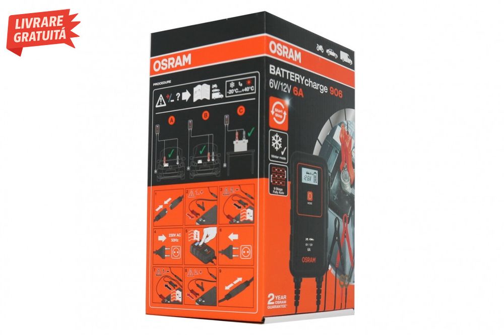 Redresor auto Osram BATTERYcharge 906 OEBCS906
