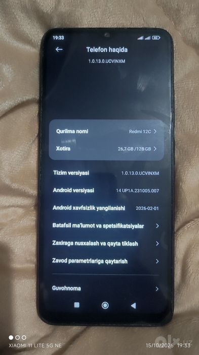 Redmi 12 c  128talik