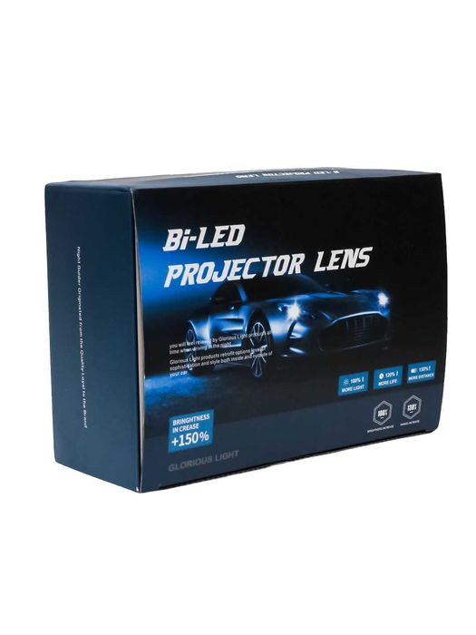 Bi-LED проекторные лампы 3.0" – Ярче на 150% | Супер Дальний Свет!