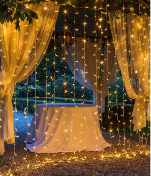 Гиплянда штора 3х3