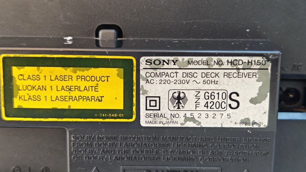 Sistem audio SONY FH B155