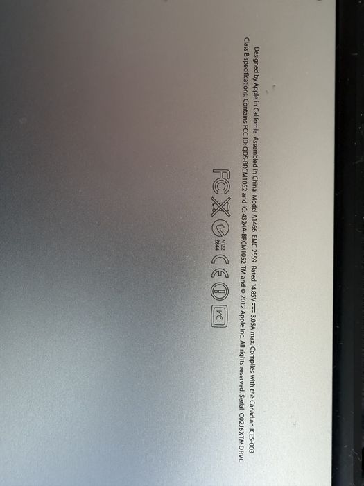 MacBook Air mid2012