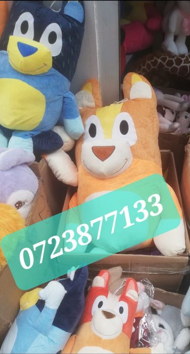 Mascota Bluey din plush 50 cm