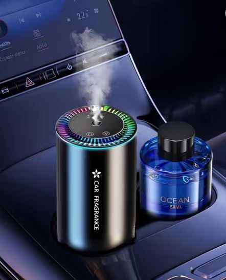 Import Amazon‼️Odorizant auto purificator parfum camera cu RGB și laser !