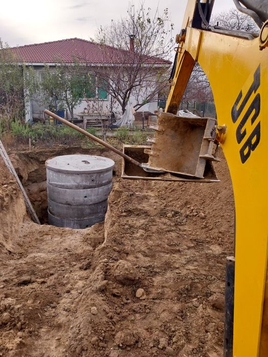 Септични ями..Услуги с бобкат .багер и самосвал, изкопаване на септичн