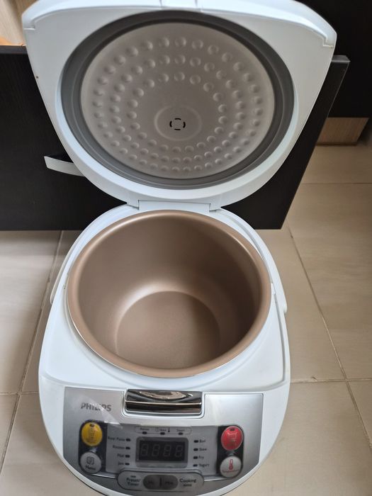 Multicooker Philips HD3037/70, Бял/Сребрист