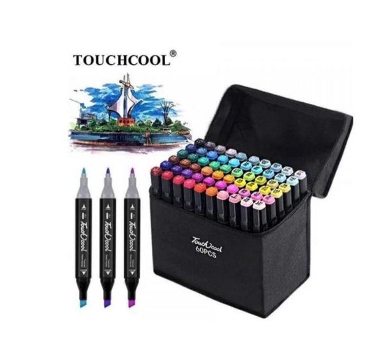 Камплект маркери с алкохолна основа с две страни