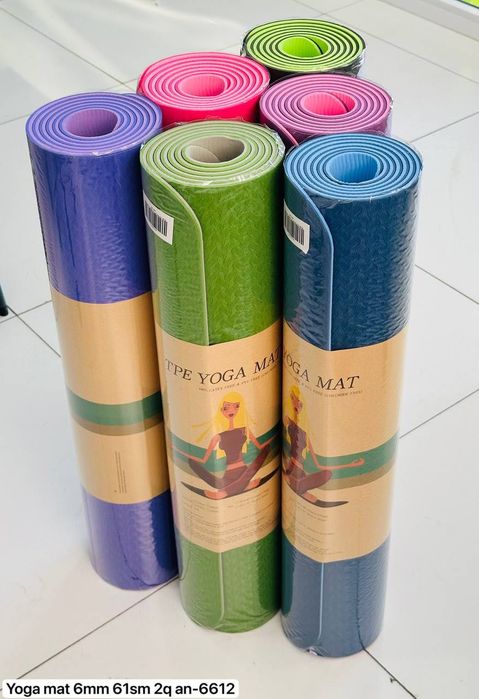 Фитнес коврики для йоги ассортимент