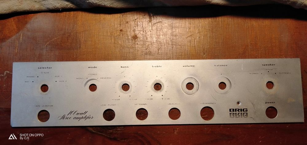 Панель на Бриг 001, экспортный.