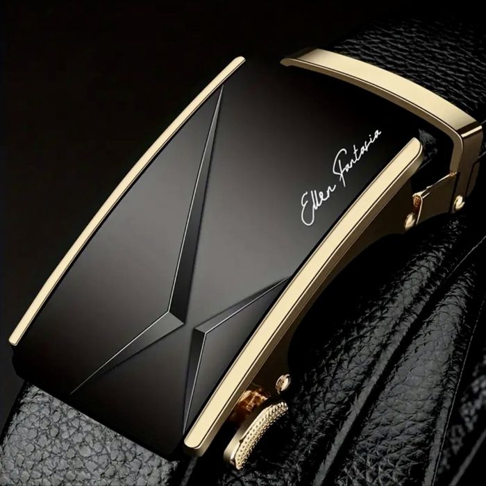 Мъжки елегантни колани с автоматична катарама/Естест. кожа -9%Промоция