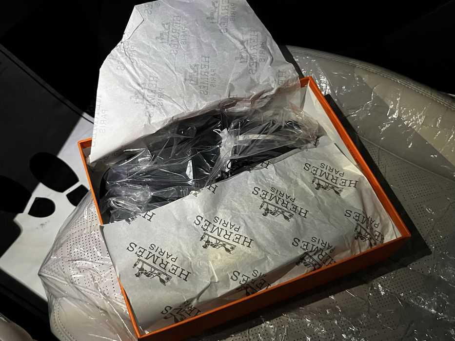 Hermes тапочка.