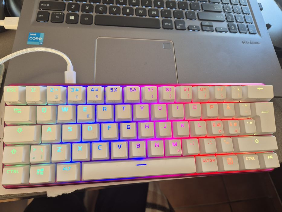 Tastatura gaming, HyperX, Alloy Origins 60, Aluminiu, USB-C, Iluminare