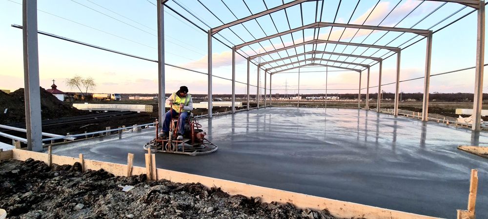 Elicopterizare cu Cuart, Pardoseli Industriale Betonate, Finisare