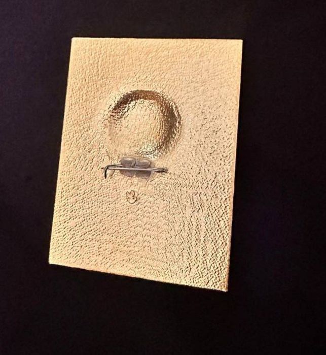 Юбилейный большой знак ВЛКСМ. 5х6,5 см