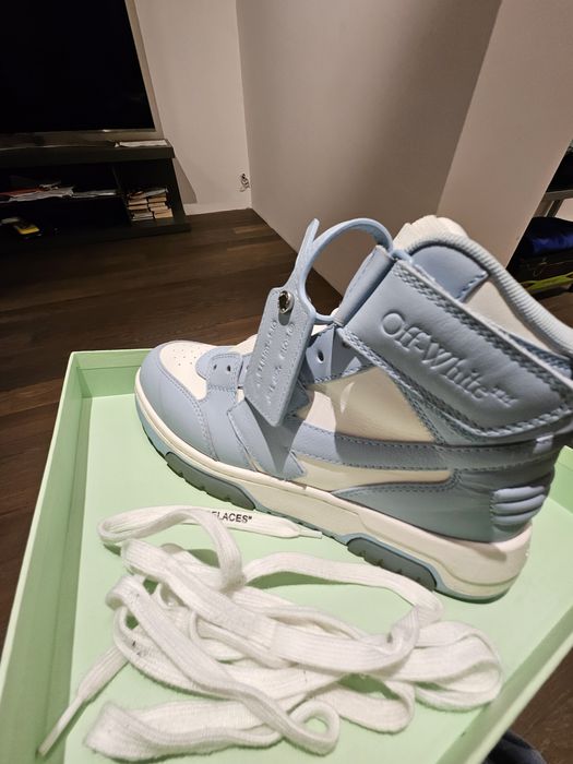 Off white Out Of Office High-Top Baby Blue