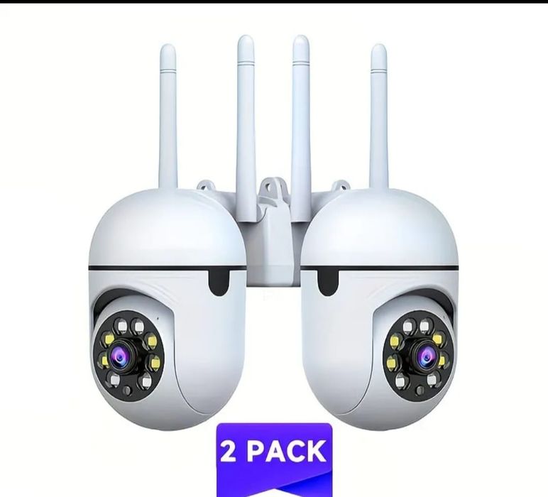 Pachet 2 camere supraveghere video rotative