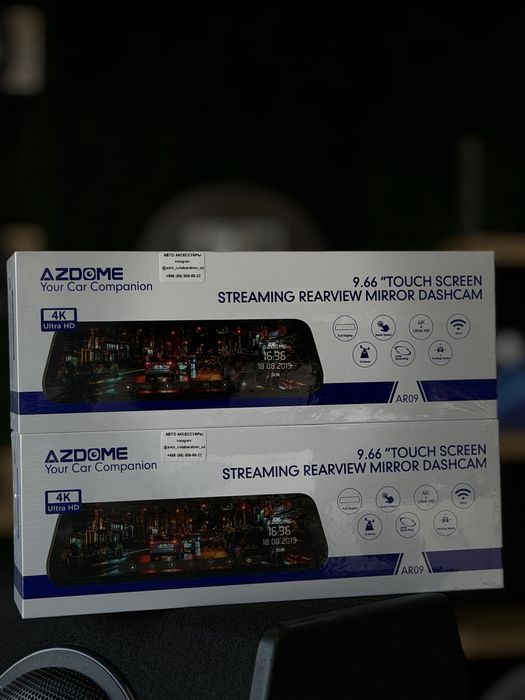 Teyes by Azdome Ar09 4K wifi 2х канальный оригинальный регистратор