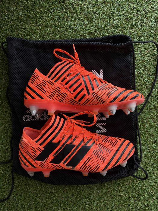 Adidas Nemeziz 17.1 SG Pyro Storm nr. 39 1/3 + săculeț + crampoane