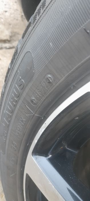 Jante platin 5*112  stare buna anvelope 215 50 17 iarna !!