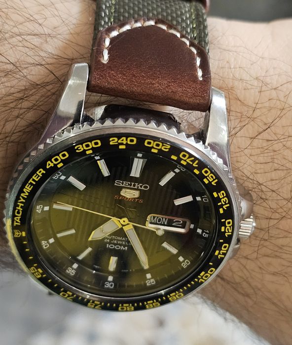 Vând/schimb Seiko 5 Sports 4R36 Automatic – 24 Jewels – 100m