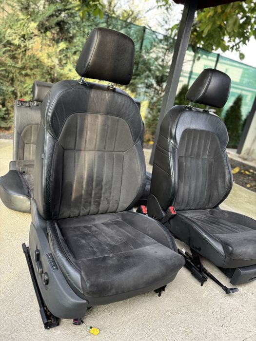 Interior Skoda Superb3 piele cu Alcantara fara incalzire