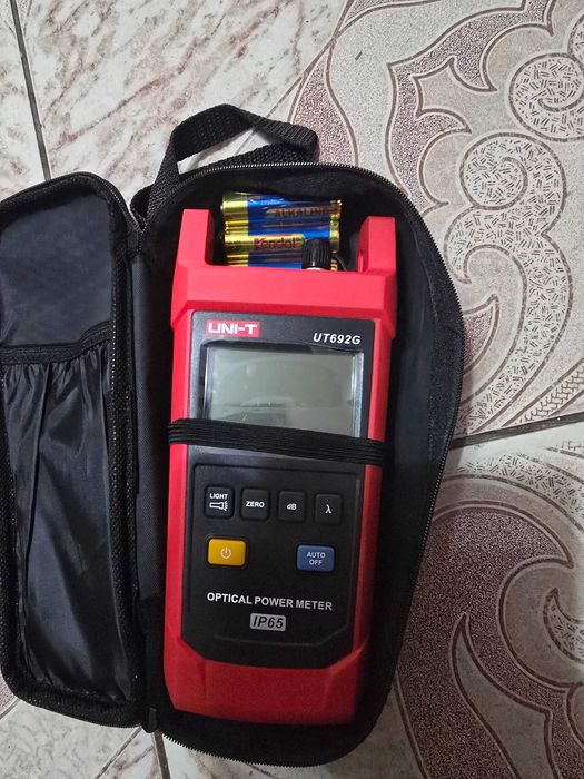 Aparat sudat fibra + tester Nou . Folosit odata pentru proba.