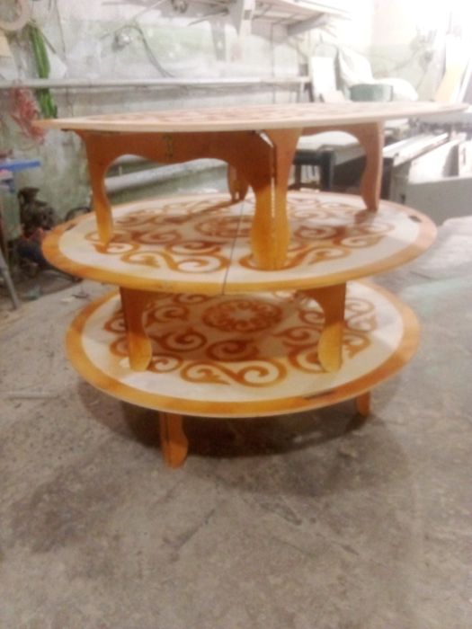 казахский стол складной