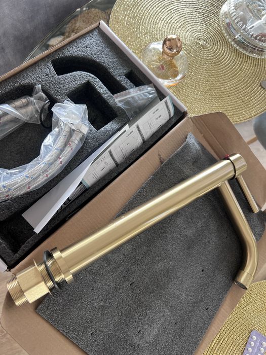 Baterie inalta chiuveta aurie 36cm