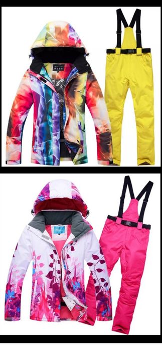 Женская куртка штаны комбенизон горнолыжный сноуборд лыжи костюм спорт