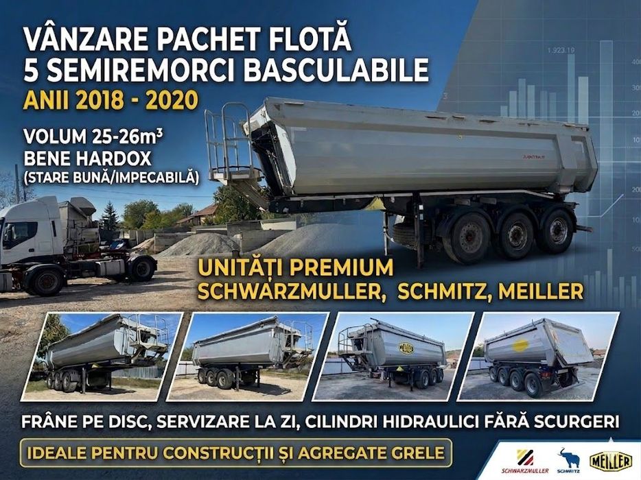 Schwarzmuller K10VLN3 Hardox, Schmitz, Meiller - 24-26m3