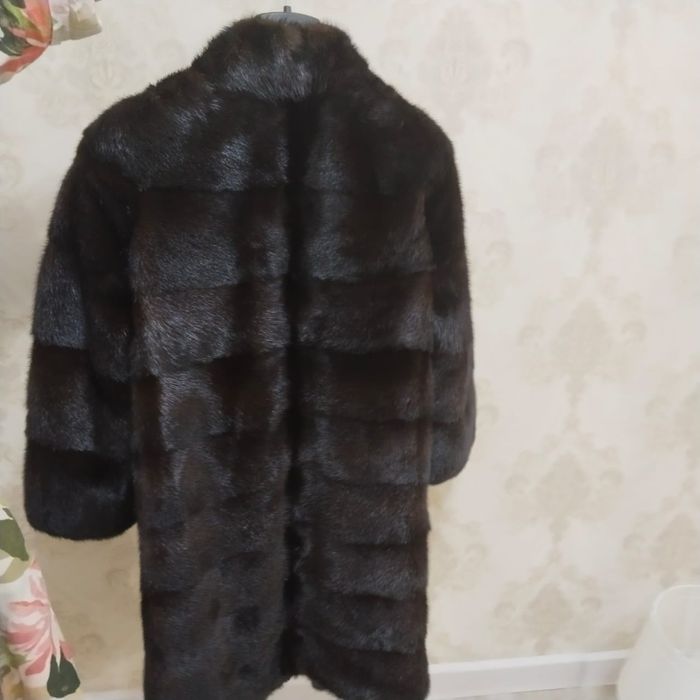 Норковая шуба до колен