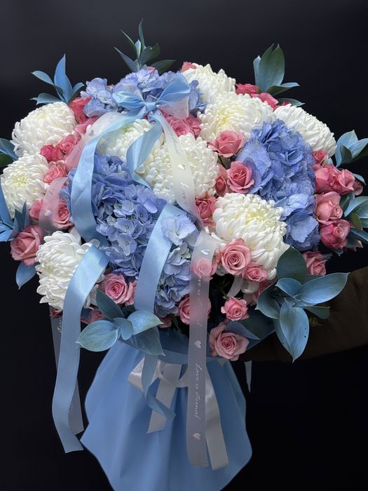 Gortenziya , Gartenziya premium buketlar pion