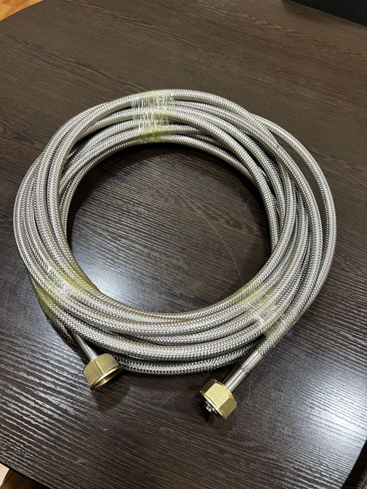 Кислородный шланг высокого давления 250 бар из металлорукава.