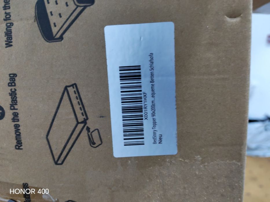 Topper Saltea 90 x 200 Spuma - Produs nou