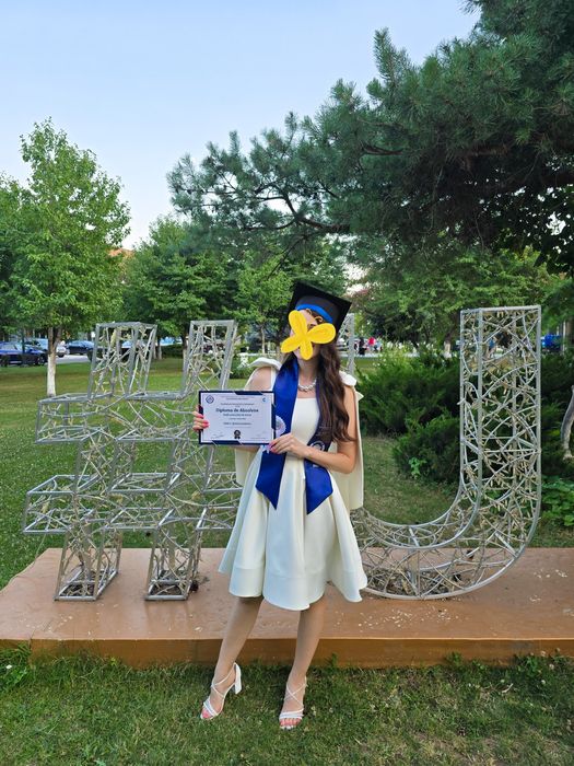 Rochie alba de cununie/absolvire