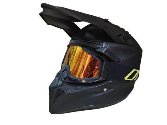 Каска Крос Мотор/Скутер/Бъги/Вело/АТВ + Очила -195-3