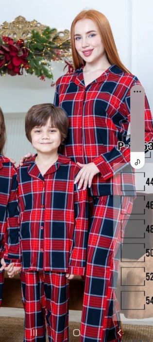 Пижама новогодние для всей семьи