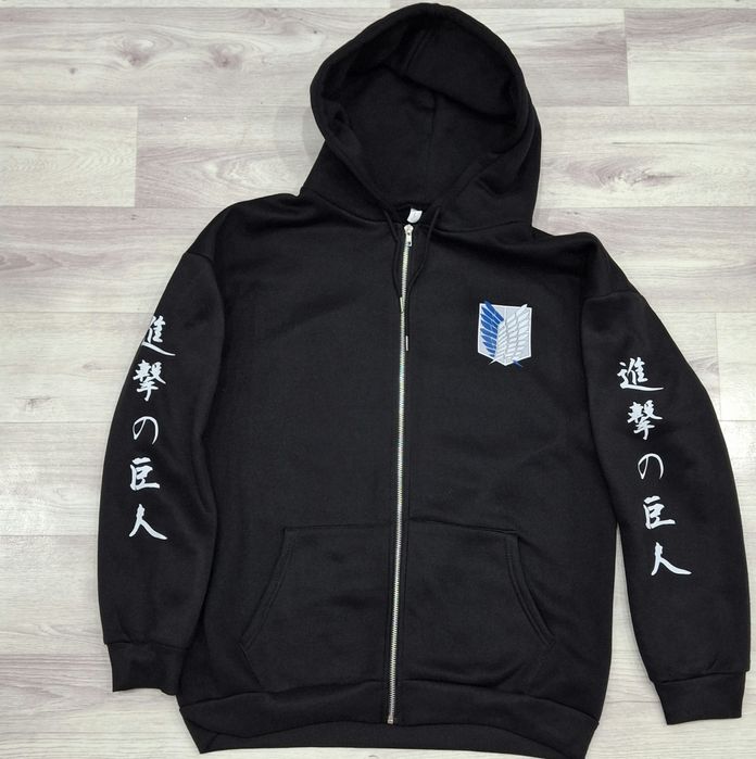 худи с принтом Attack on Titan