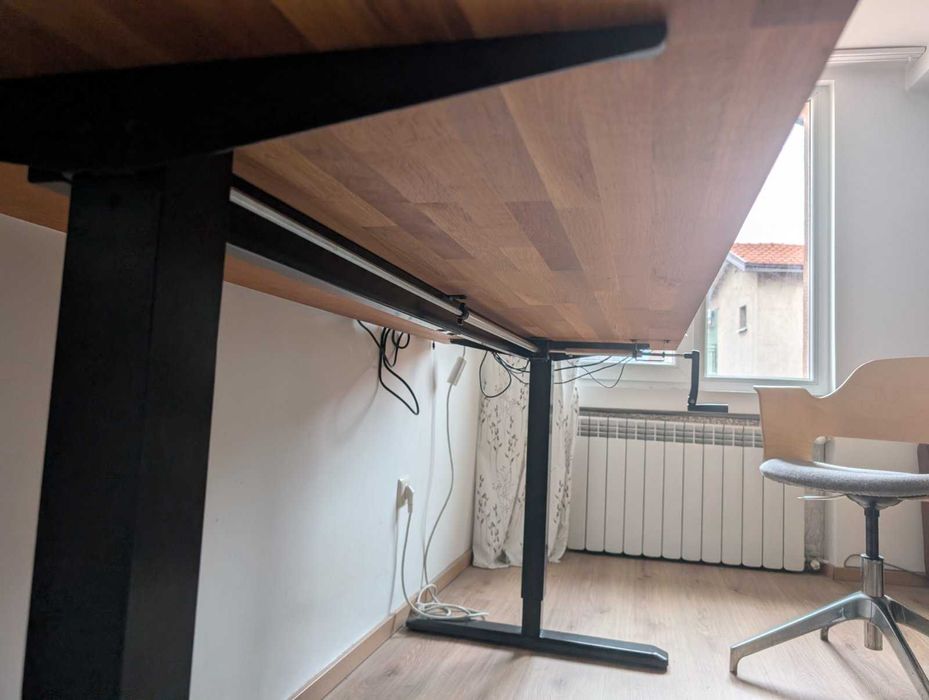 Ръчно регулируемо бюро OneConcept Multidesk (73–123 см) - Перфектно!